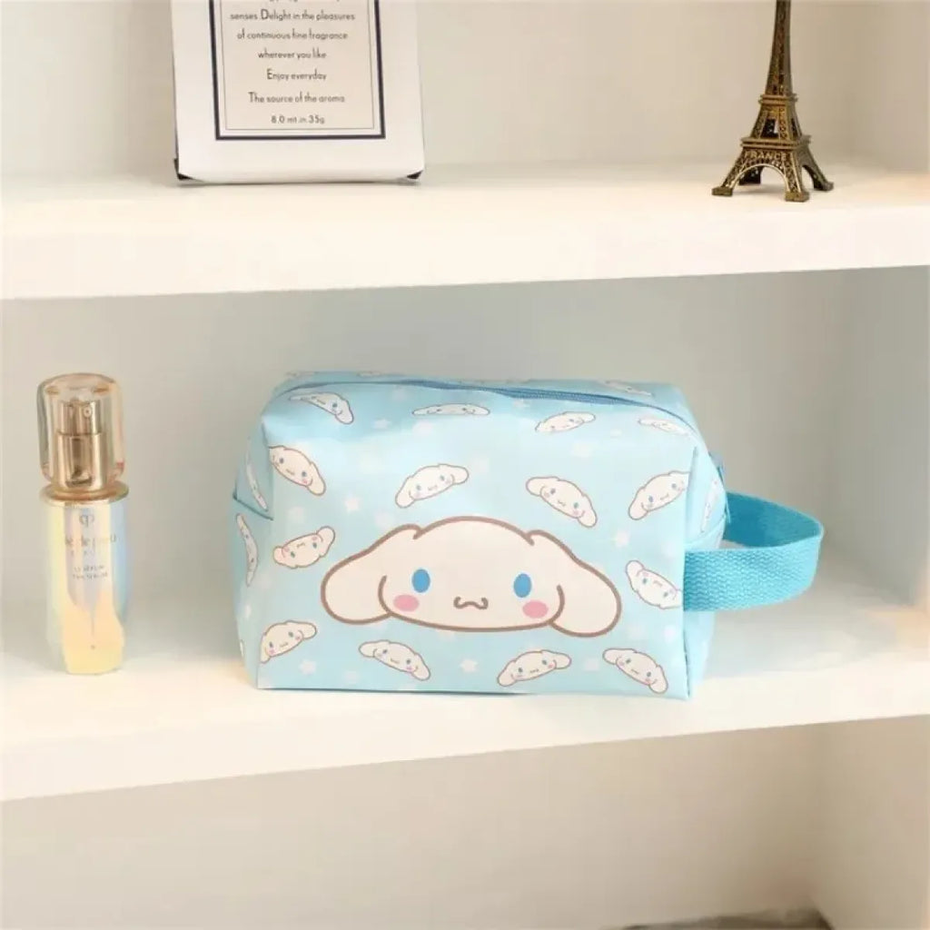 Sanrio Keroppi & Hello Kitty Kawaii Cosmetic Bag - Harajuku Style - Pouch / Makeup Bag - 5
