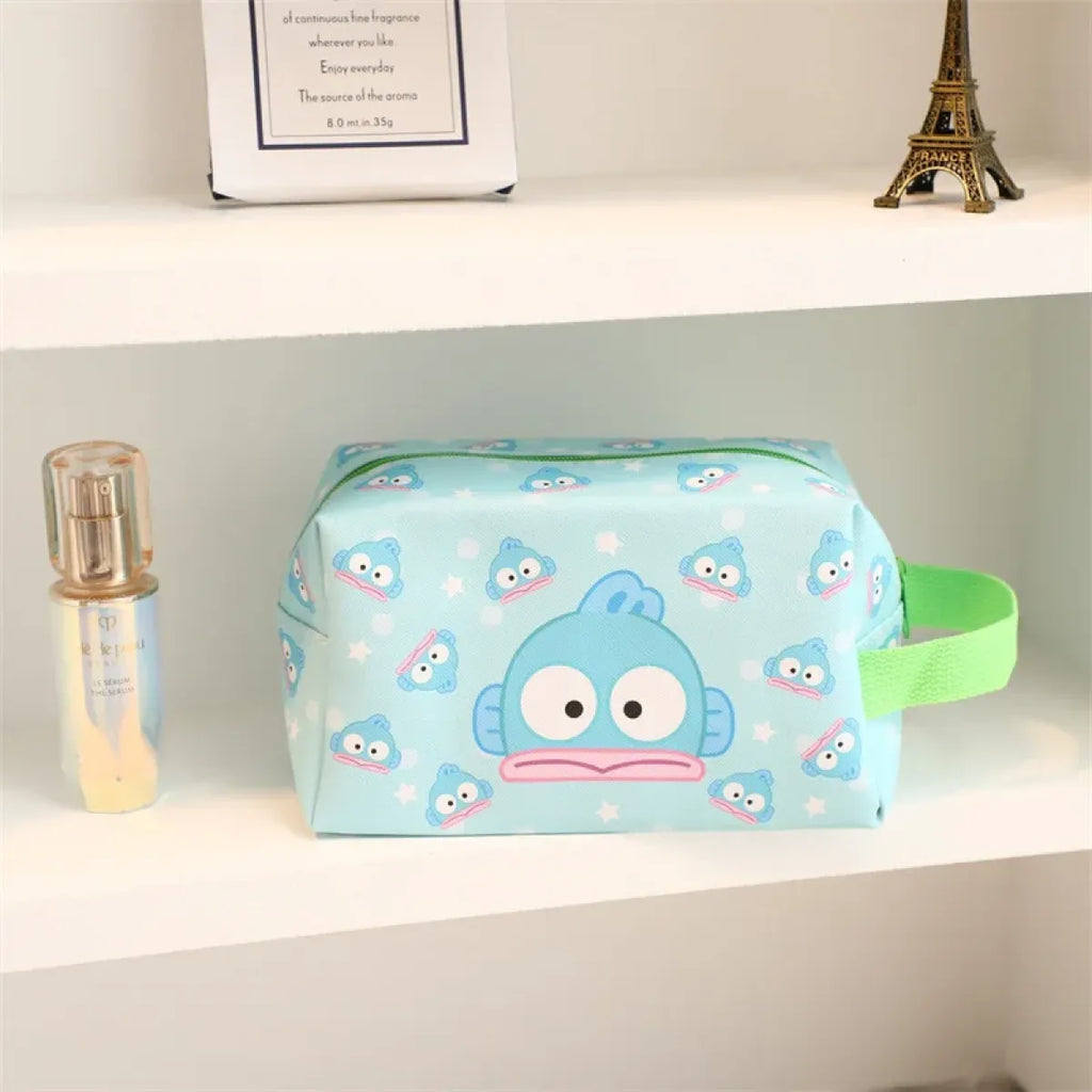 Sanrio Keroppi & Hello Kitty Kawaii Cosmetic Bag - Harajuku Style - Pouch / Makeup Bag - 9