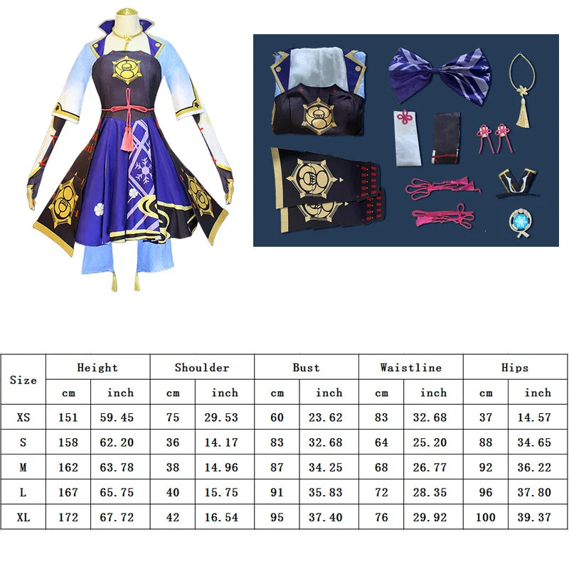 Ayaka Kamisato Cosplay Set - Genshin Impact - costume / S - Cosplay - Costumes - 7 - 2024