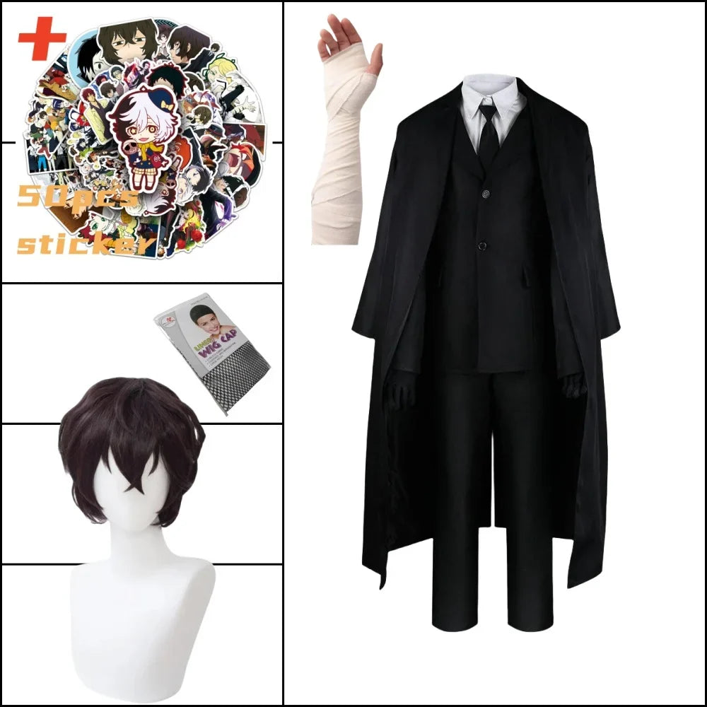 Bungo Stray Dogs Dazai Osamu Cosplay Costume - A3 / S / CHINA - Cosplay - Costumes - 8 - 2024