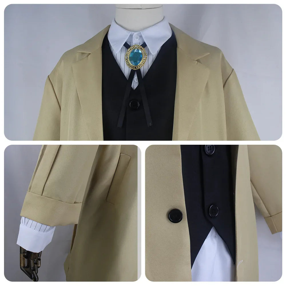 Bungo Stray Dogs Dazai Osamu Cosplay Costume - Cosplay - Costumes - 5 - 2024