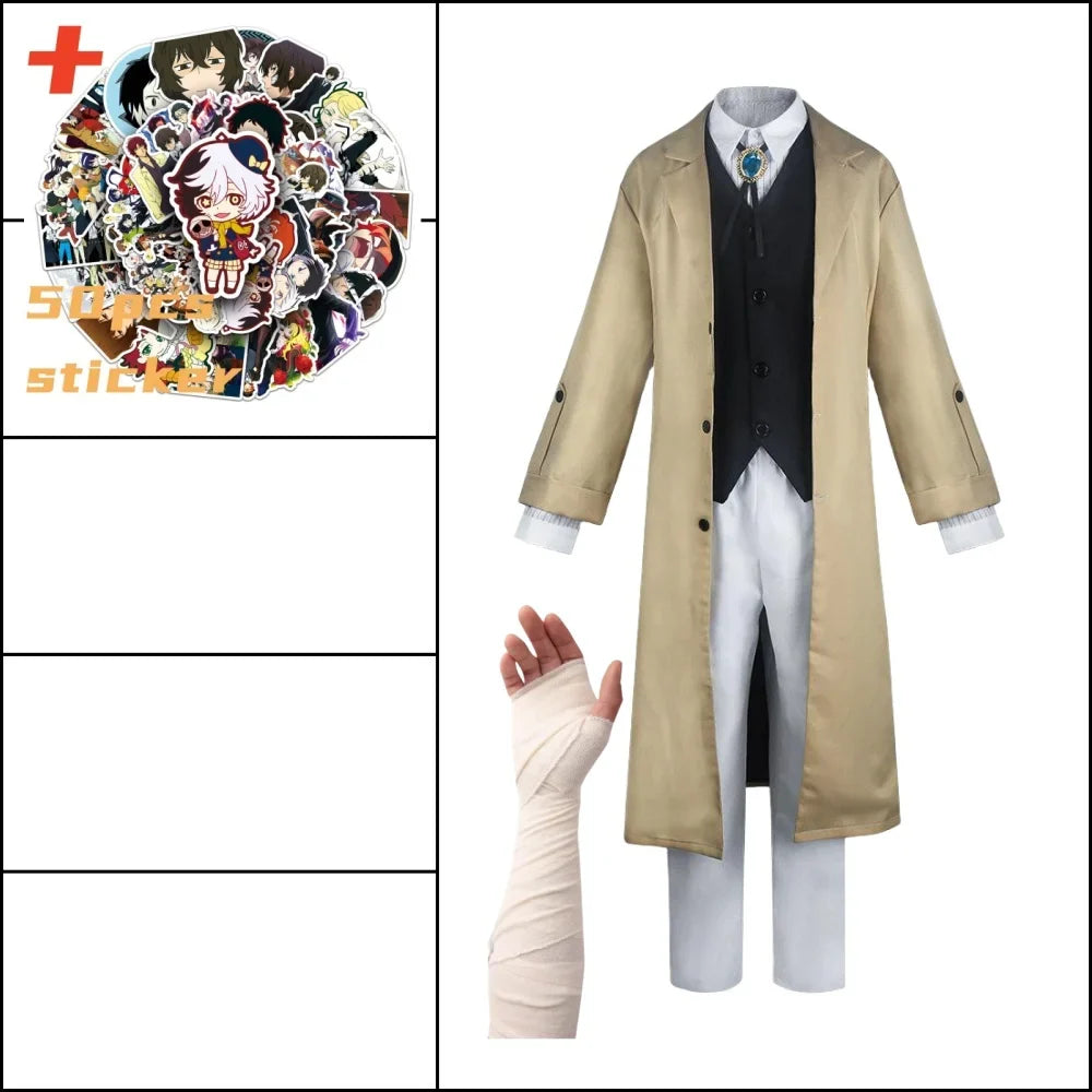 Bungo Stray Dogs Dazai Osamu Cosplay Costume - A4 / S / CHINA - Cosplay - Costumes - 9 - 2024