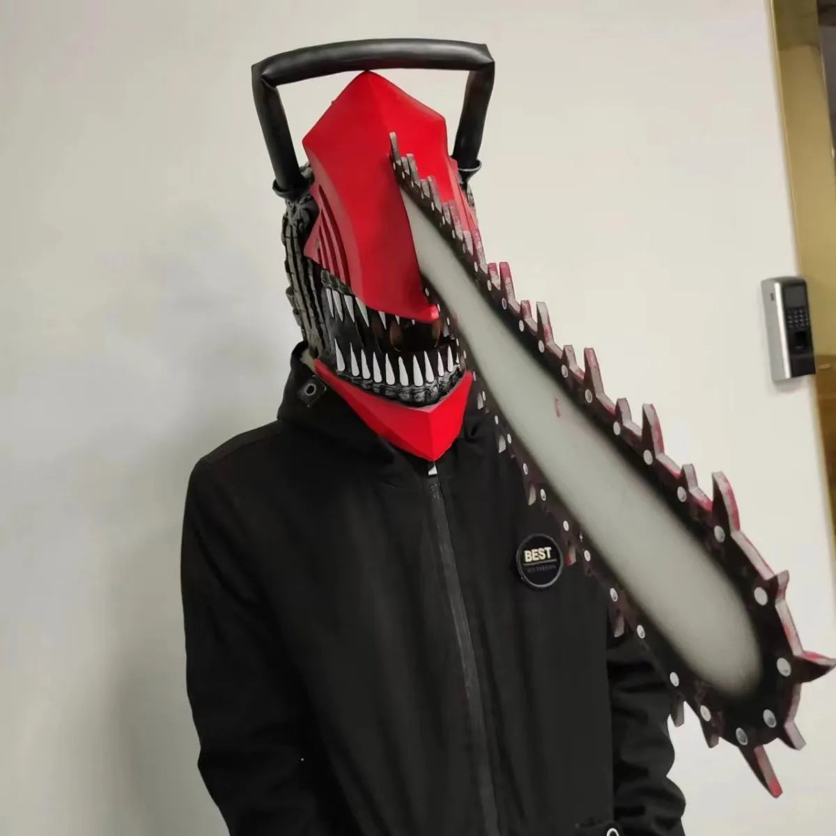 Chainsaw Man Denji Saws Hand & Headgear Latex Mask - L-73cm HC-60cm / One Size - Cosplay - Costumes - 8 - 2024