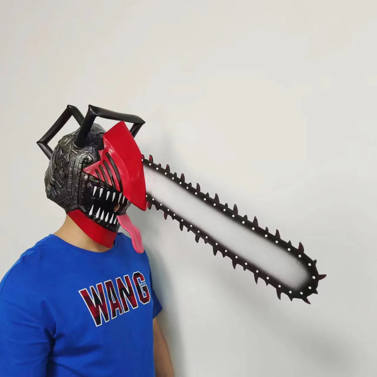 Chainsaw Man Denji Saws Hand & Headgear Latex Mask - Tongue style / One Size - Cosplay - Costumes - 9 - 2024