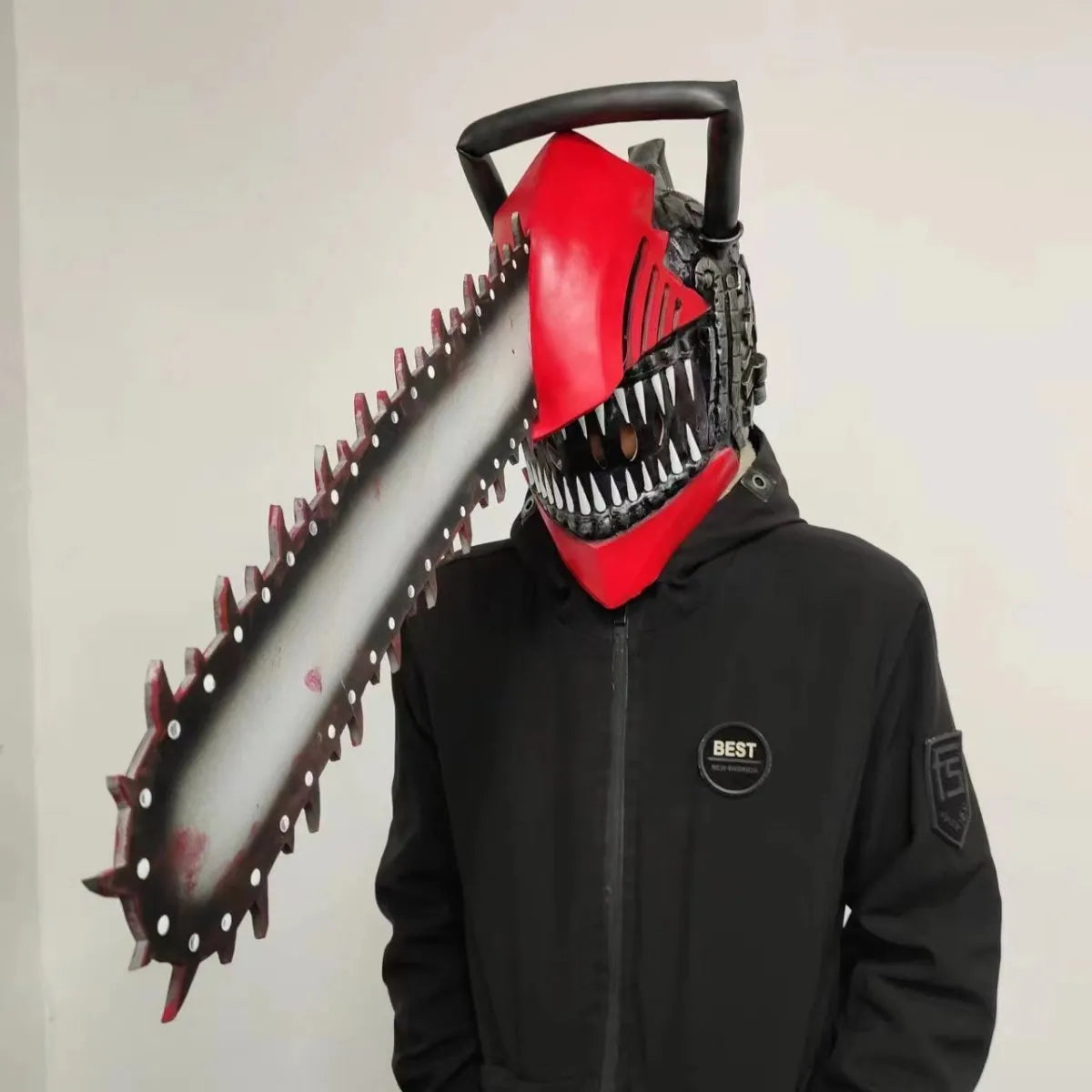 Chainsaw Man Denji Saws Hand & Headgear Latex Mask - L-80cm HC-68cm / One Size - Cosplay - Costumes - 7 - 2024