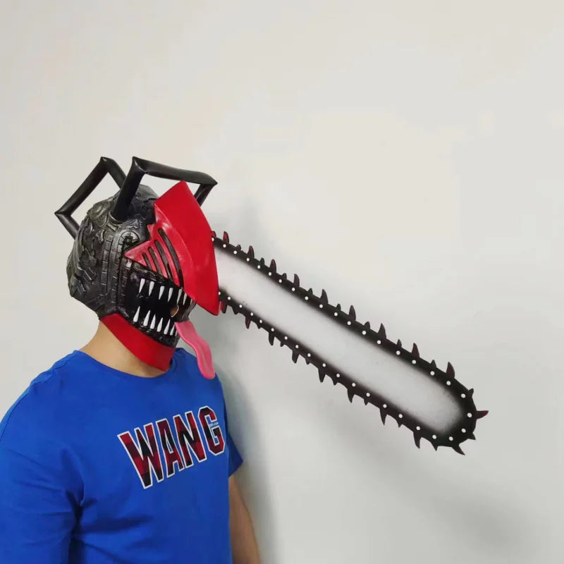 Chainsaw Man Denji Saws Hand & Headgear Latex Mask - Cosplay - Costumes - 4 - 2024