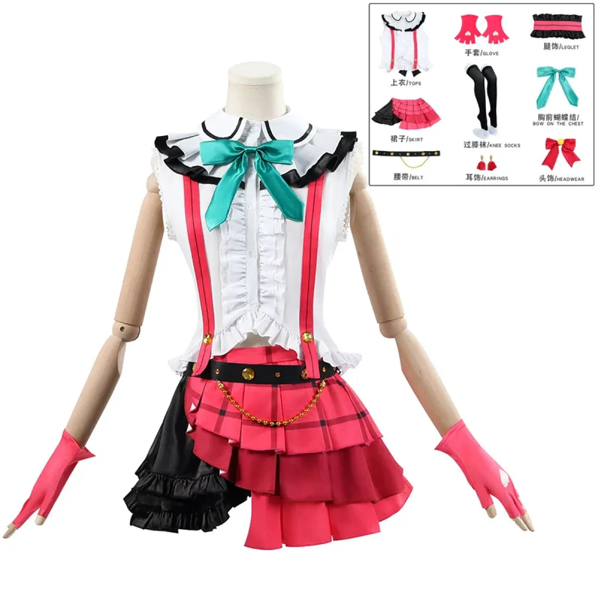 LoveLive Idol Stage Cosplay Costume Set - Dresses - Cosplay - 6