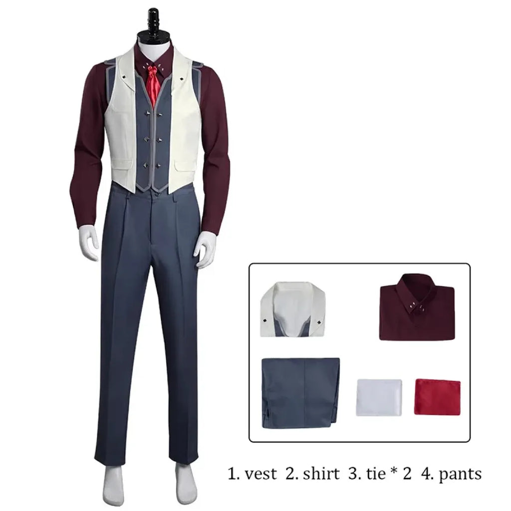 Viktor Arcane Cosplay Costume with Wig Set - Cosplay - Cosplay - 7