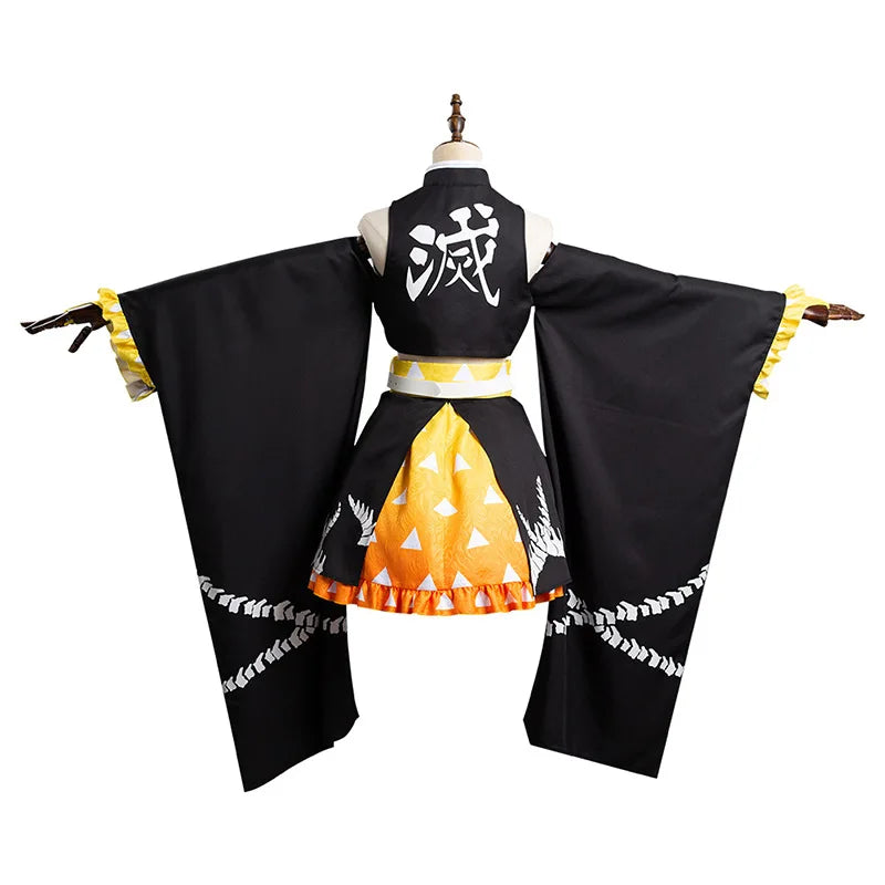Demon Slayer Agatsuma Zenitsu Cosplay Costume - Cosplay - Costumes - 3 - 2024
