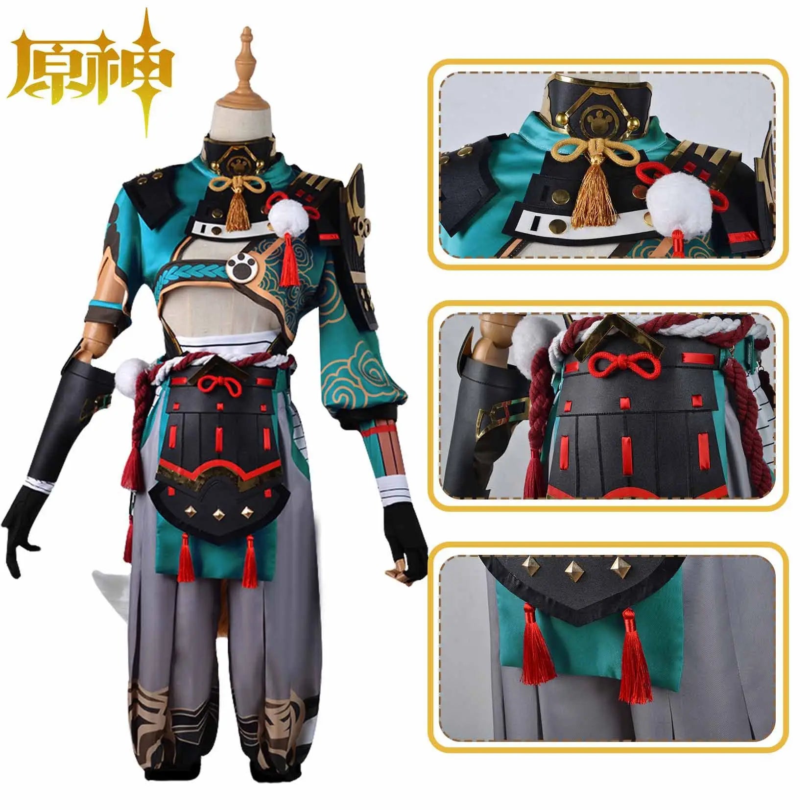 Genshin Impact Gorou Cosplay - Cosplay - Costumes - 4 - 2024