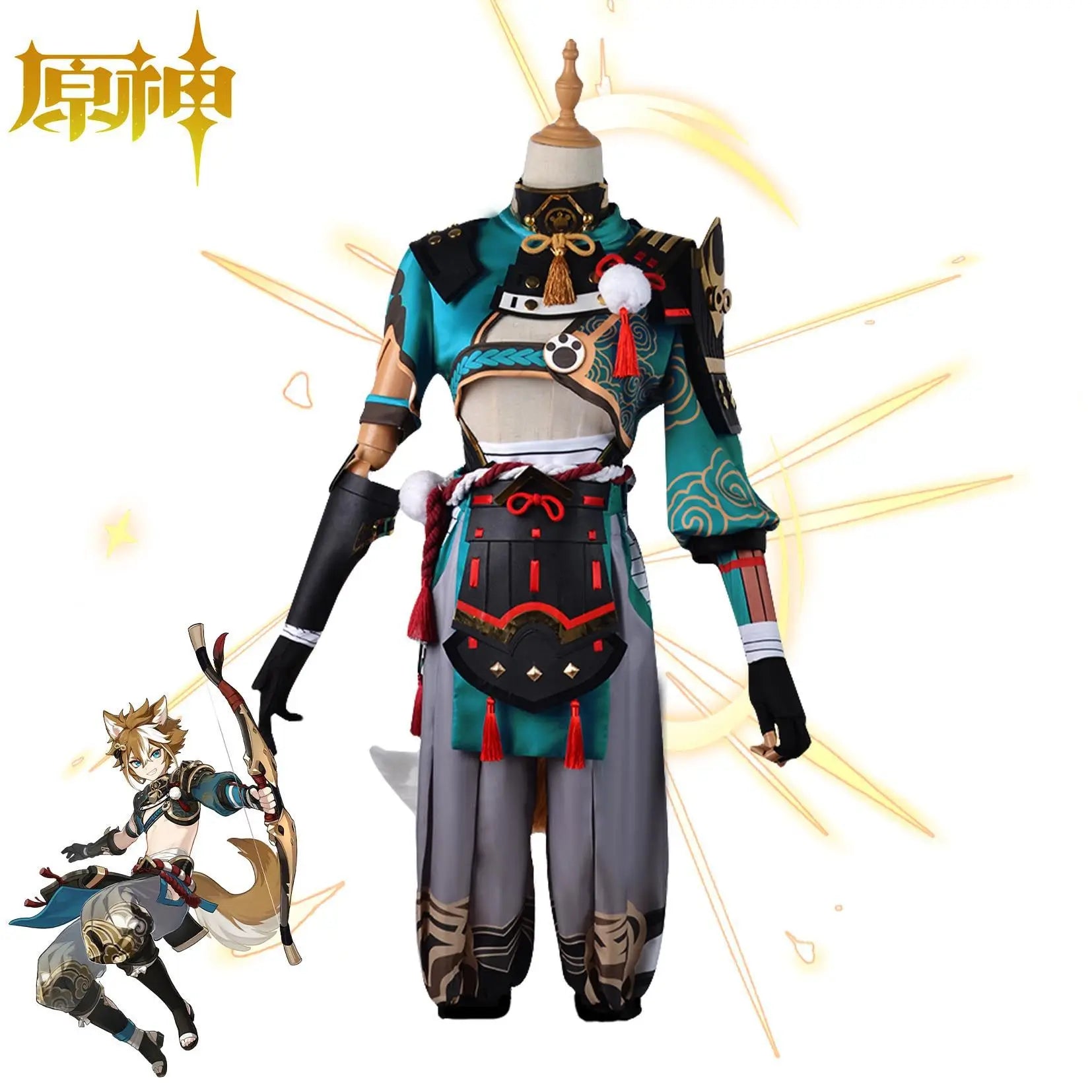Genshin Impact Gorou Cosplay - Cosplay - Costumes - 3 - 2024