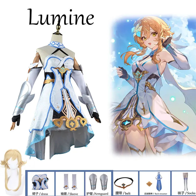 Genshin Impact Lumine Cosplay Costume - Cosplay - Costumes - 1 - 2024