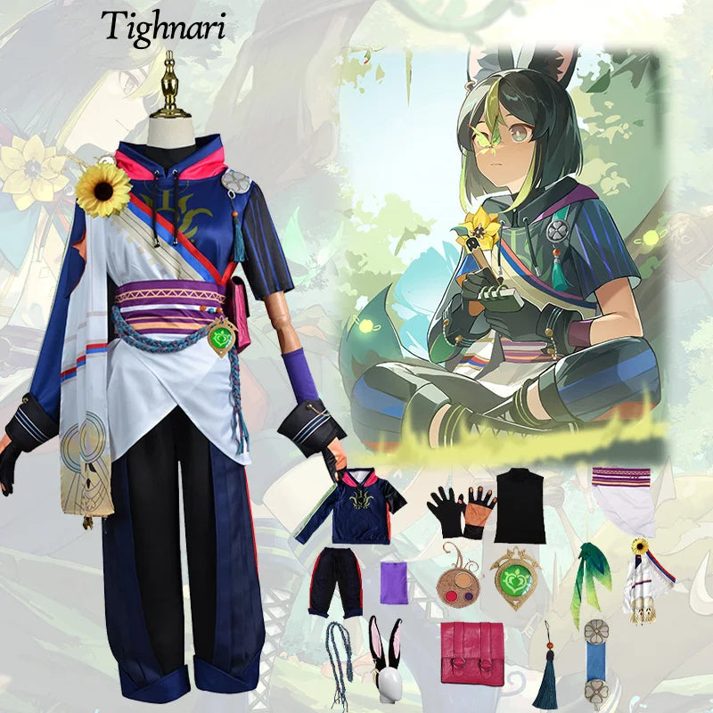 Genshin Impact Sumeru Tighnari Cosplay - Cosplay - Costumes & Accessories - 1 - 2024