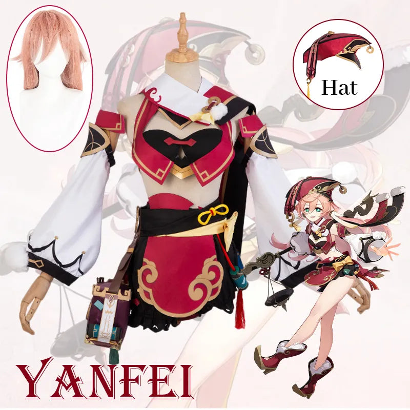 Genshin Impact Yanfei Cosplay - Cosplay - Costumes - 1 - 2024