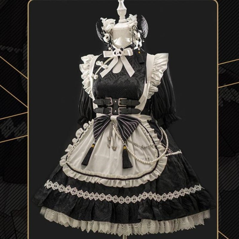 Japanese Gothic Maid Cosplay Costume - Cosplay - Clothing - 1 - 2024