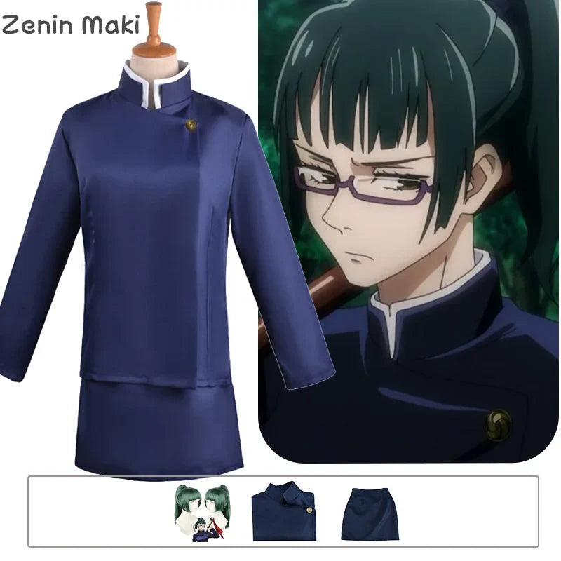 Jujutsu Kaisen Zenin Maki Cosplay - Clothes wig / S - Cosplay - Costumes - 1 - 2024