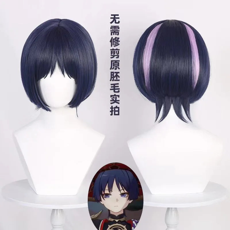 Scaramouche Cosplay from Wanderer Carnival Impact - Only Wig / XS - Cosplay - Costumes - 7 - 2024