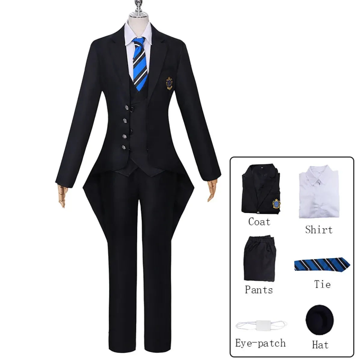 Ciel Phantomhive Black Butler Cosplay Set with Wig - Cosplay - Cosplay - 8