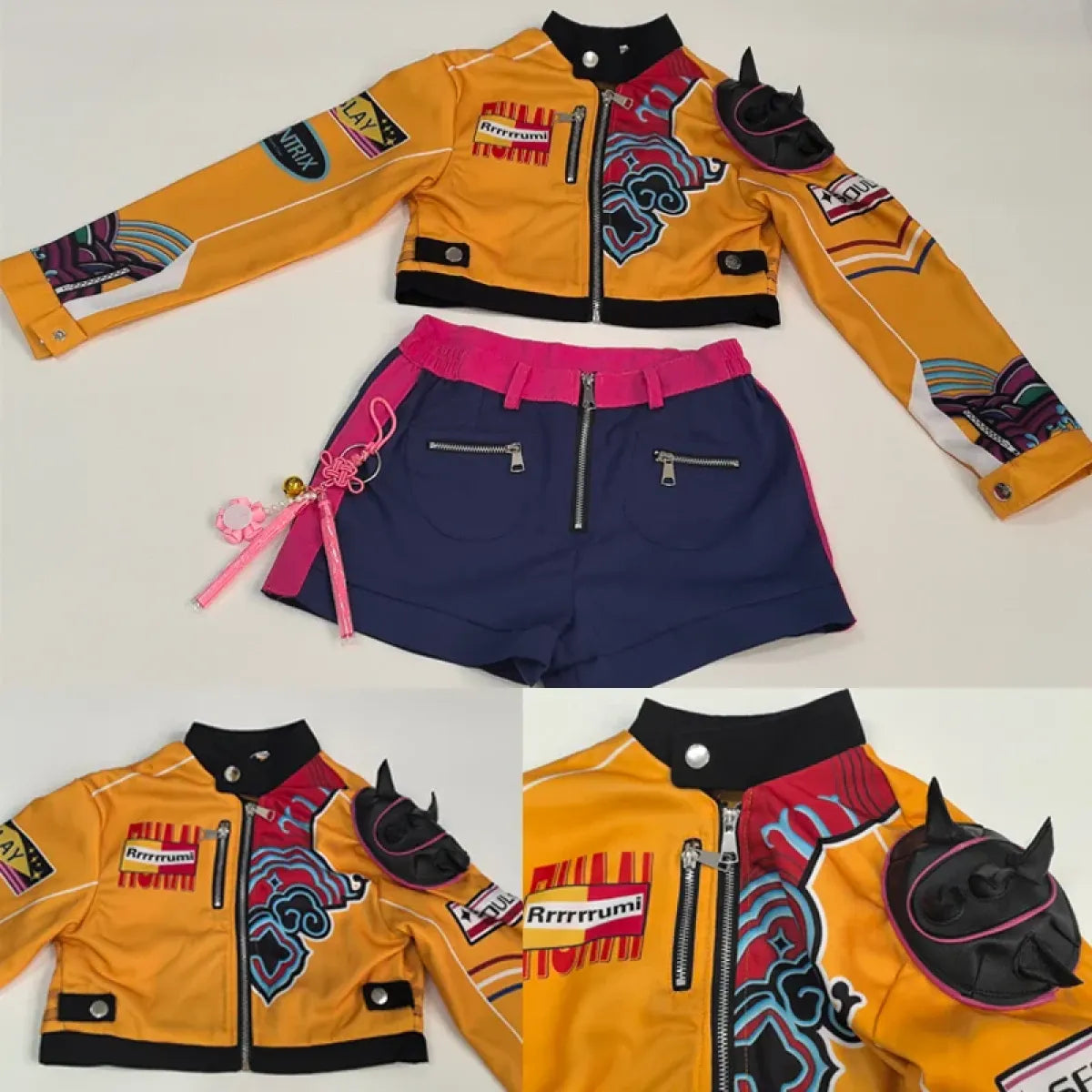 Rumi Demon Hunter Cosplay Set with Jacket & Shorts - Cosplay - Cosplay - 6