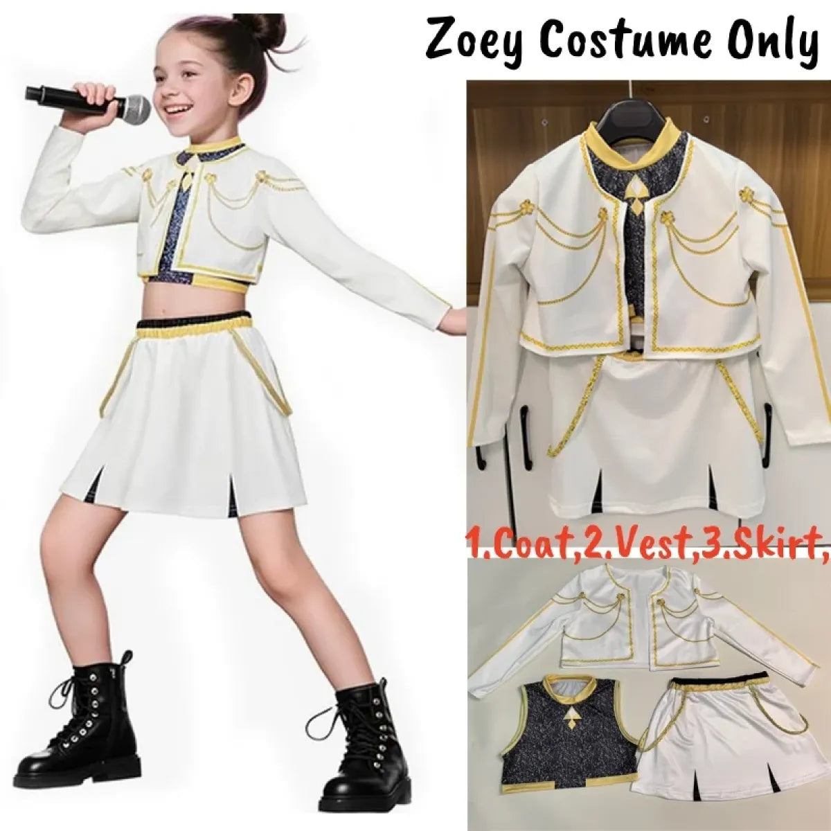 Kids K-Pop Demon Hunters Cosplay Set - Cosplay - Cosplay Outfit - 5