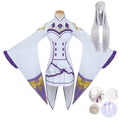 Emilia Re:Zero Cosplay Costume Set with Wig - Dresses - Cosplay - 10