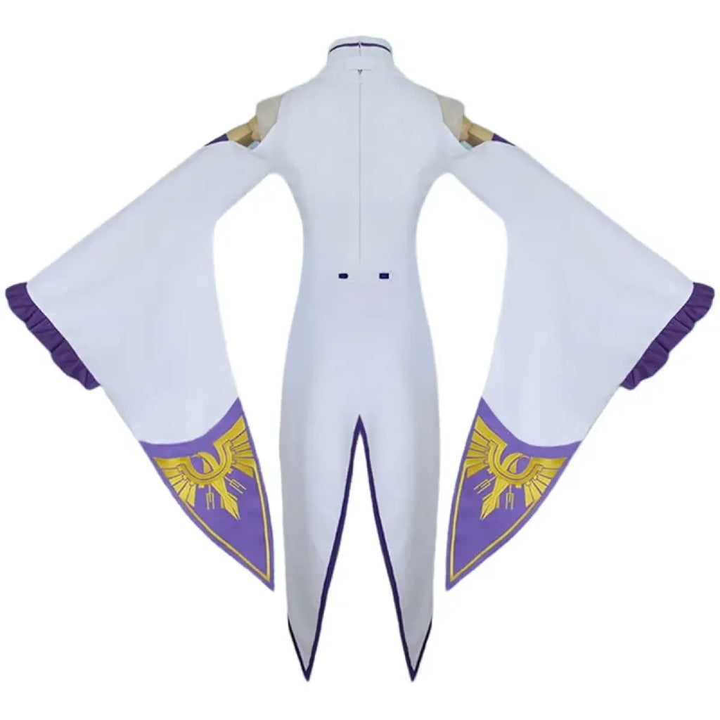 Emilia Re:Zero Cosplay Costume Set with Wig - Dresses - Cosplay - 2