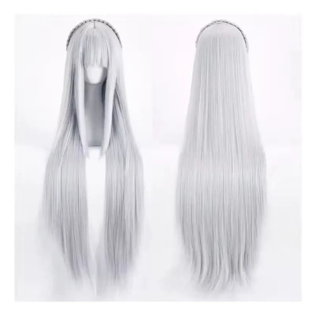 Emilia Re:Zero Cosplay Costume Set with Wig - Dresses - Cosplay - 6