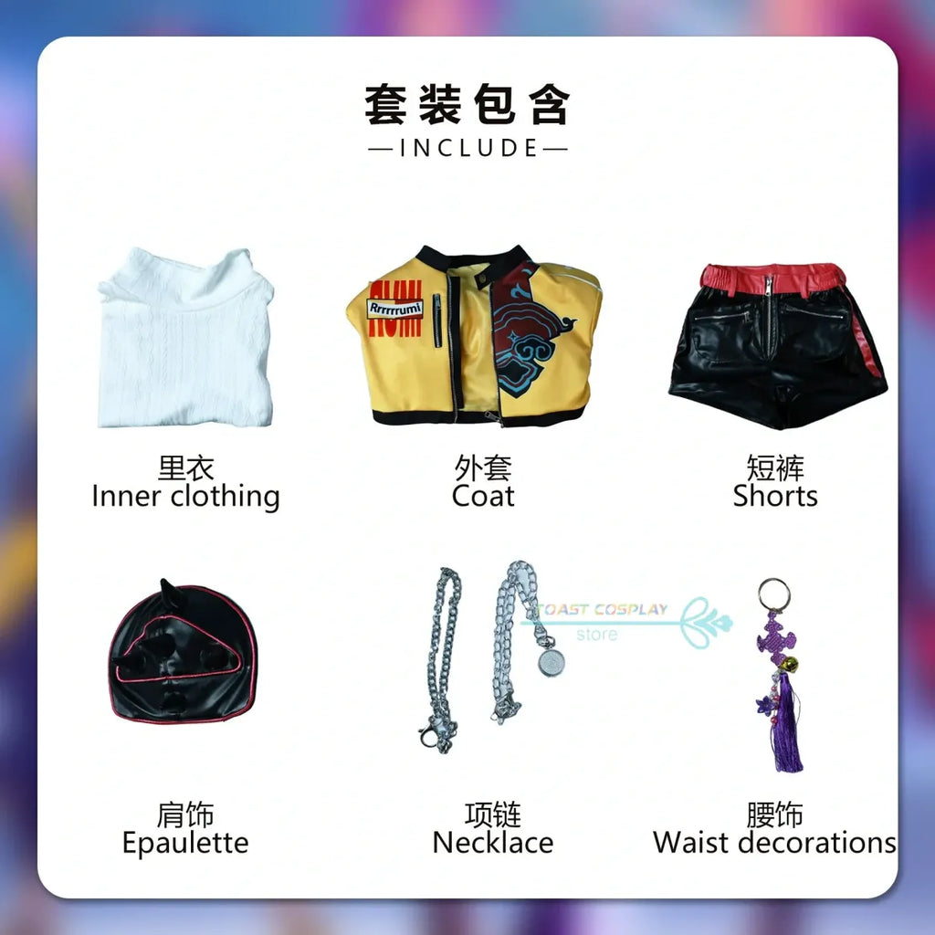 Zoey Rumi Mira KPOP Demon Hunters Cosplay Set - Cosplay - Cosplay Outfit - 6