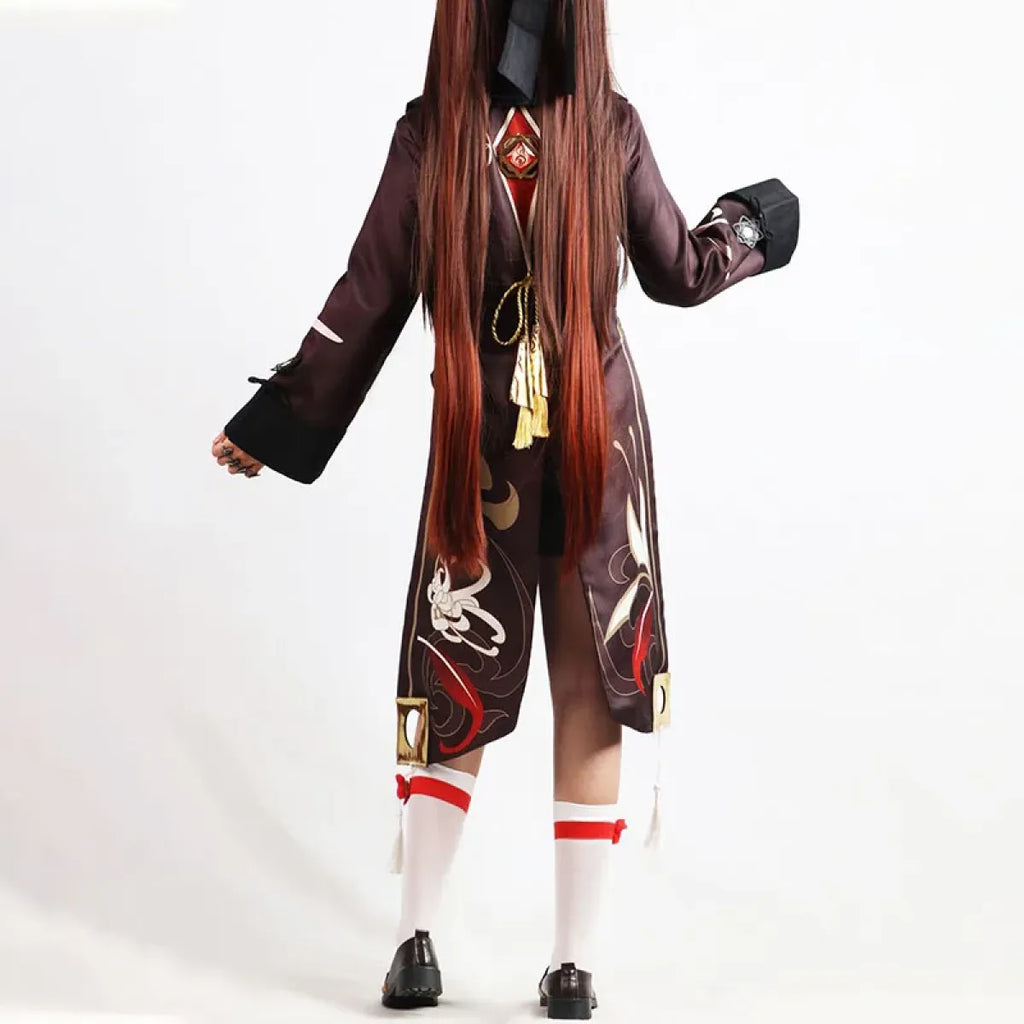 Hu Tao Full Cosplay Set with Wig & Shoes - Anime - Cosplay - 3