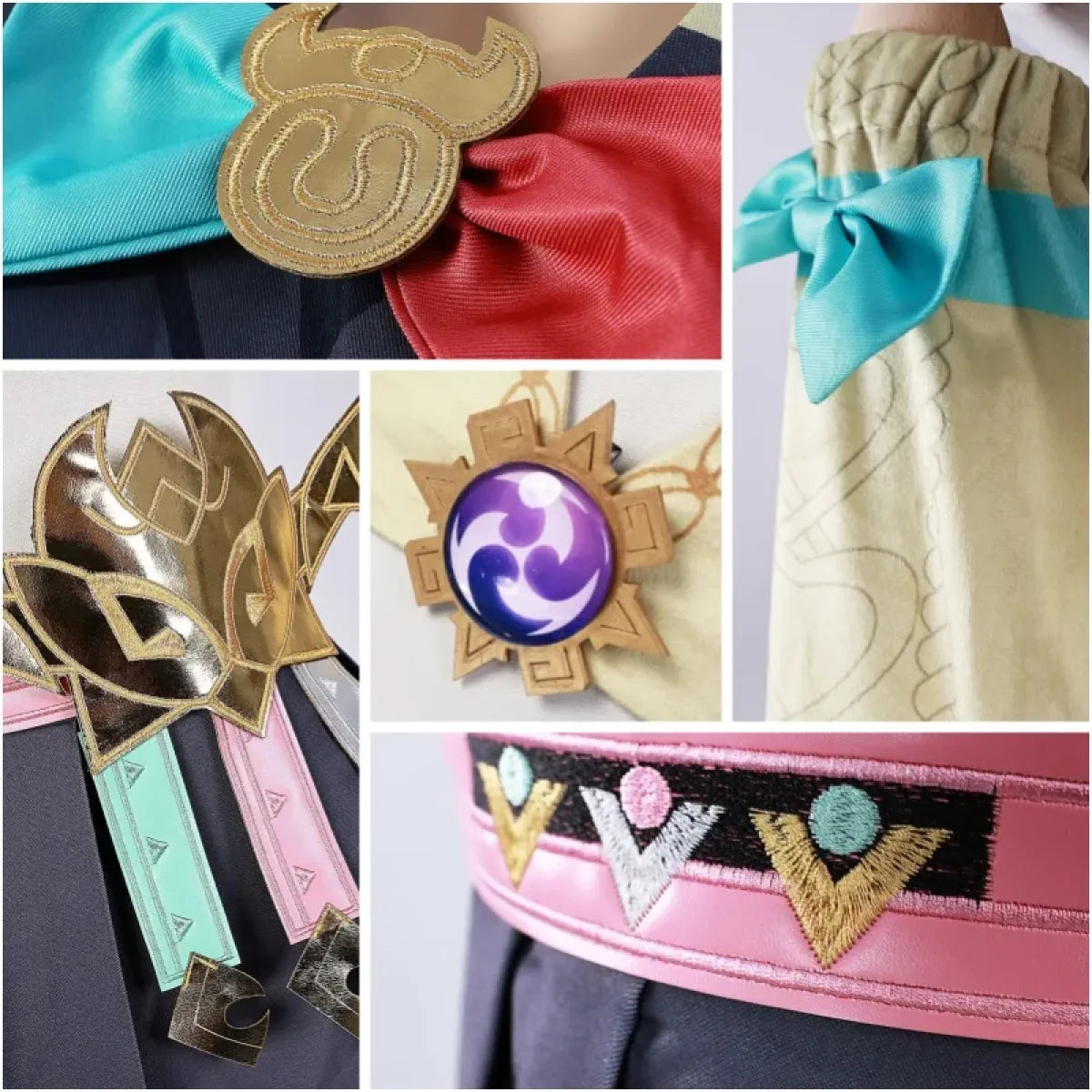 Genshin Varesa Cosplay Set – Kawaii Fantasy Uniform Costume - Cosplay - Sets - 5