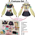 Genshin Varesa Cosplay Set – Kawaii Fantasy Uniform Costume - Cosplay - Sets - 8