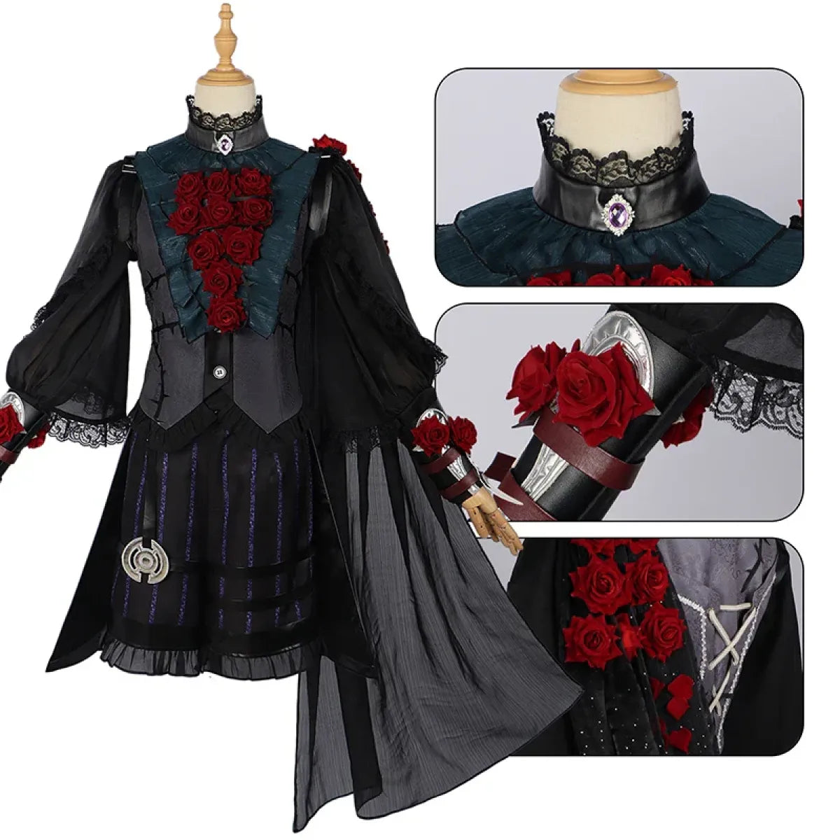 Identity V Emil & Ada Gothic Cosplay Set - Women’s Clothing & Accessories - Cosplay - 2