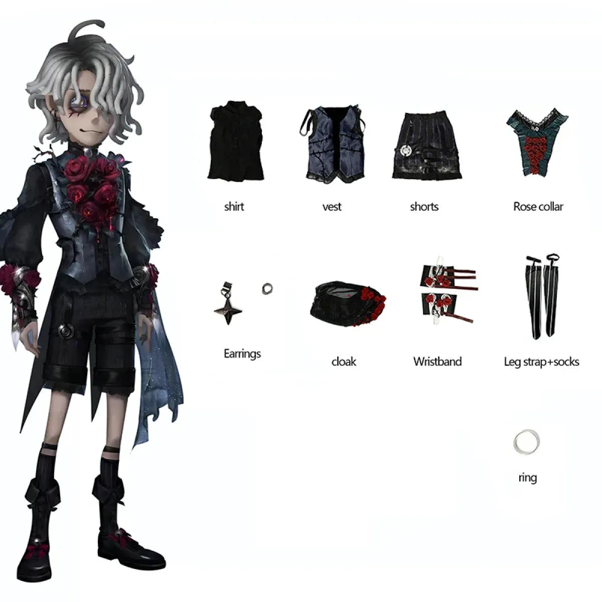 Identity V Emil & Ada Gothic Cosplay Set - Women’s Clothing & Accessories - Cosplay - 7