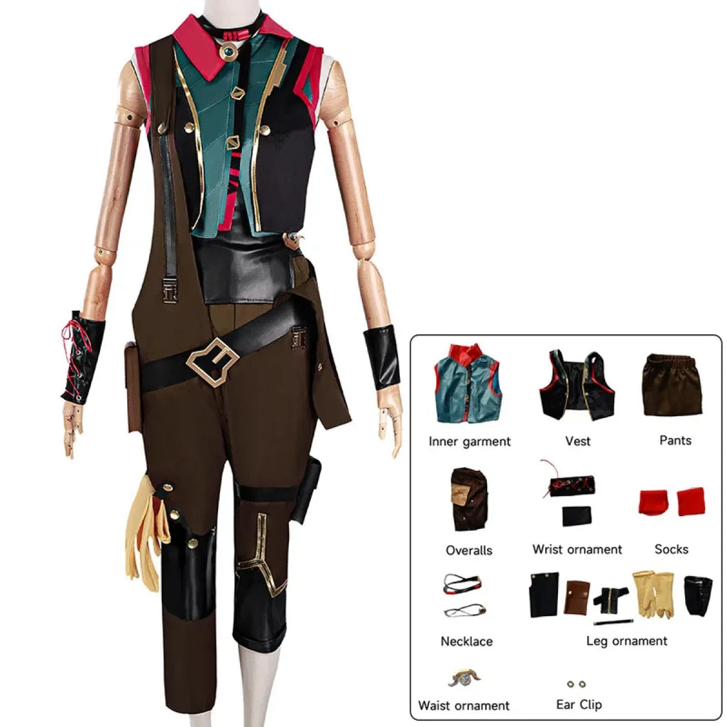 Jinx Powder Arcane Season 2 Cosplay Costume Set - Cosplay - Cosplay - 7