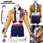 Rumi Kpop Demon Hunters Cosplay Set with Wig - Anime - Cosplay - 1