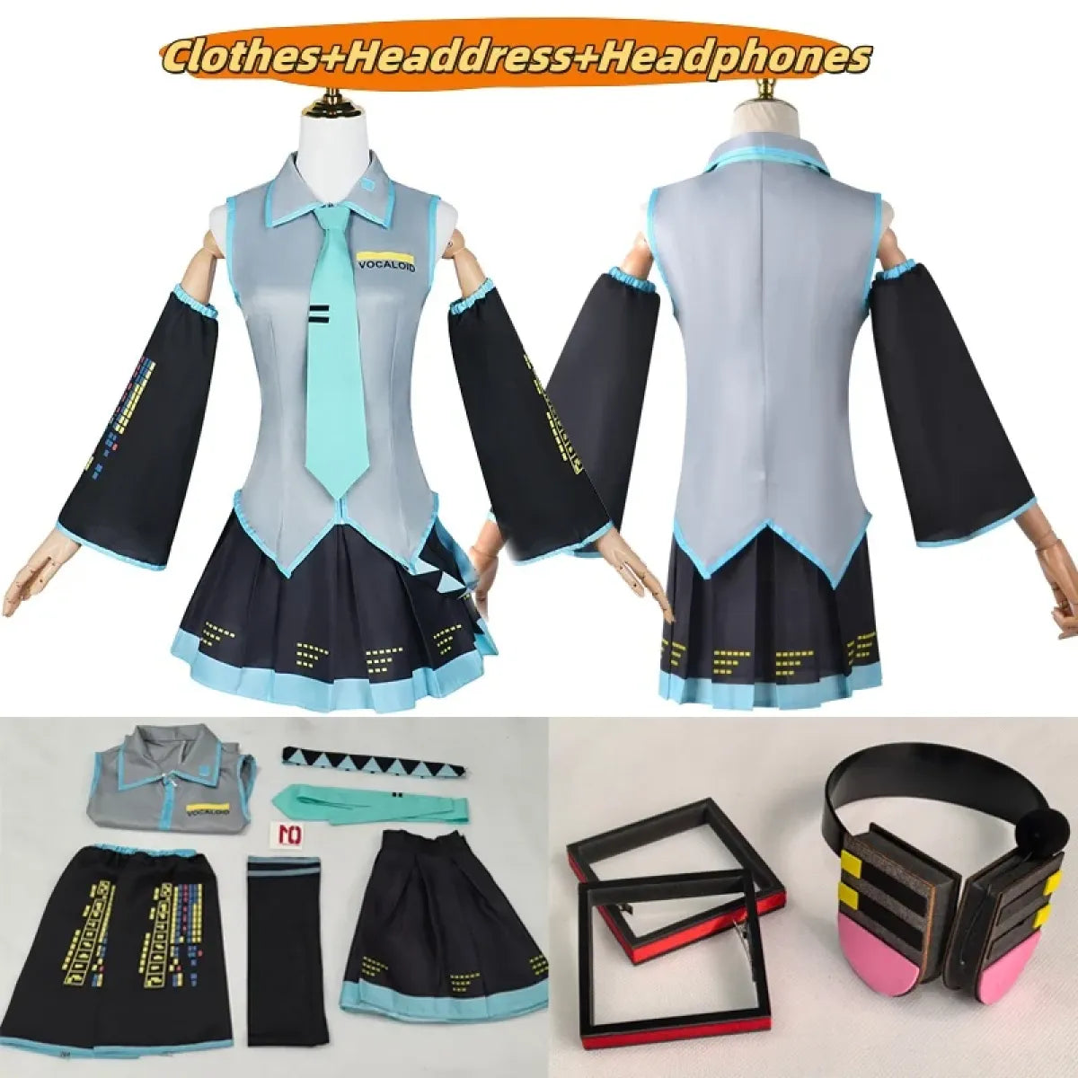 Vocaloid-Inspired JK Sailor Cosplay Set - Anime - Cosplay - 11