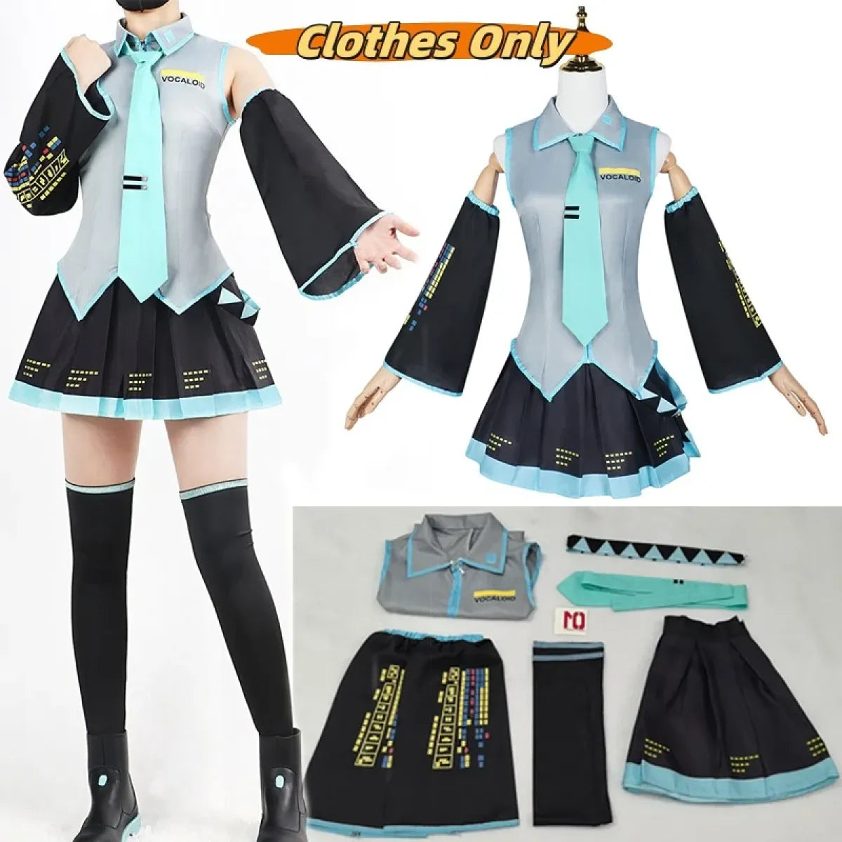 Vocaloid-Inspired JK Sailor Cosplay Set - Anime - Cosplay - 9