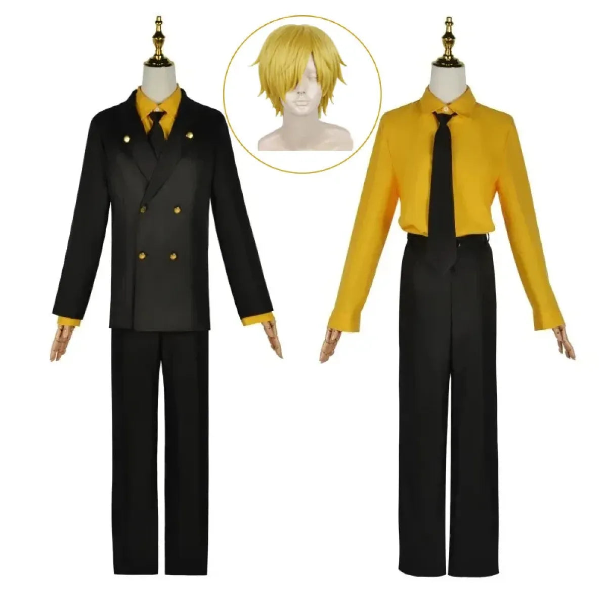 Sanji Anime Cosplay Set with Wig & Suit - Anime - Cosplay - 4
