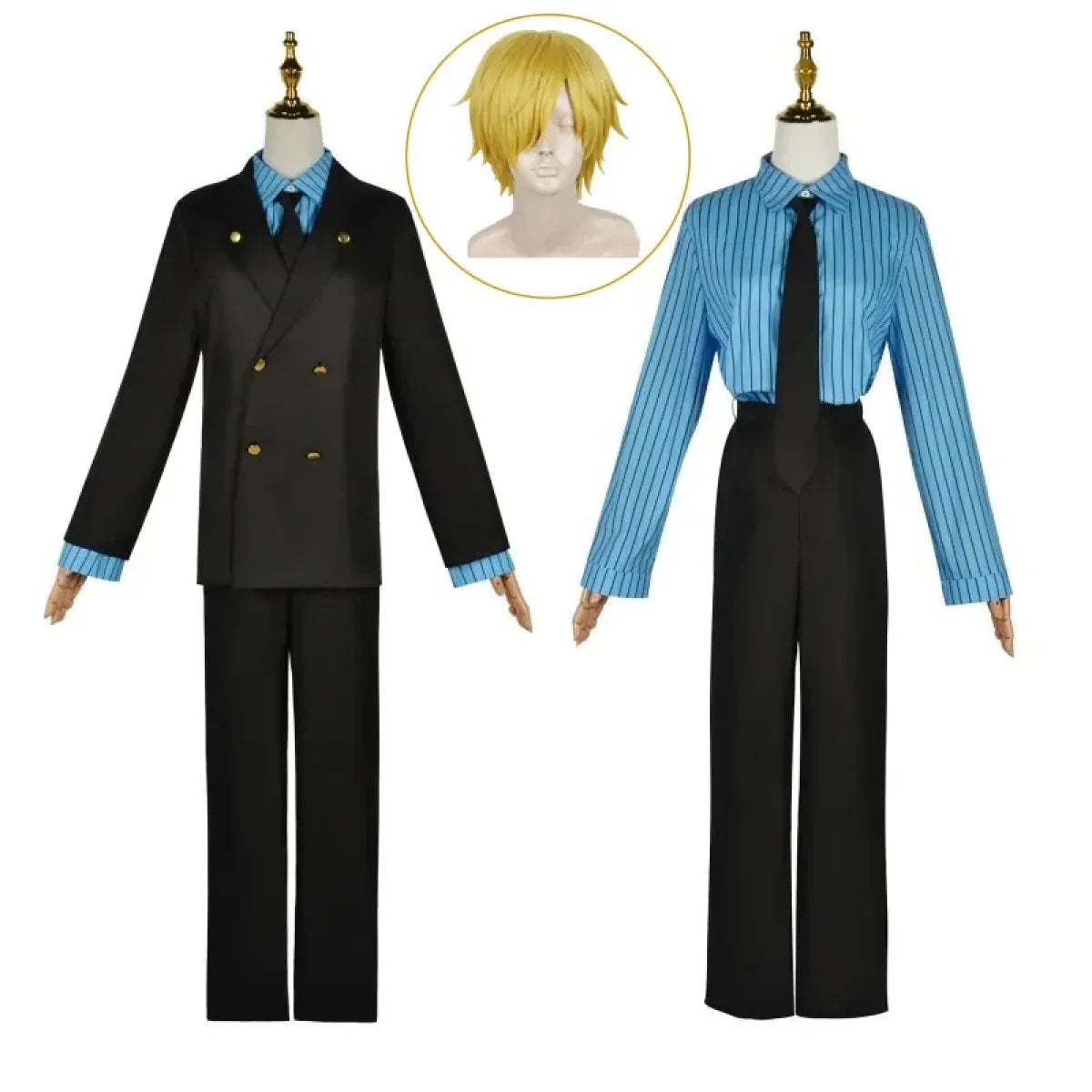 Sanji Anime Cosplay Set with Wig & Suit - Anime - Cosplay - 5