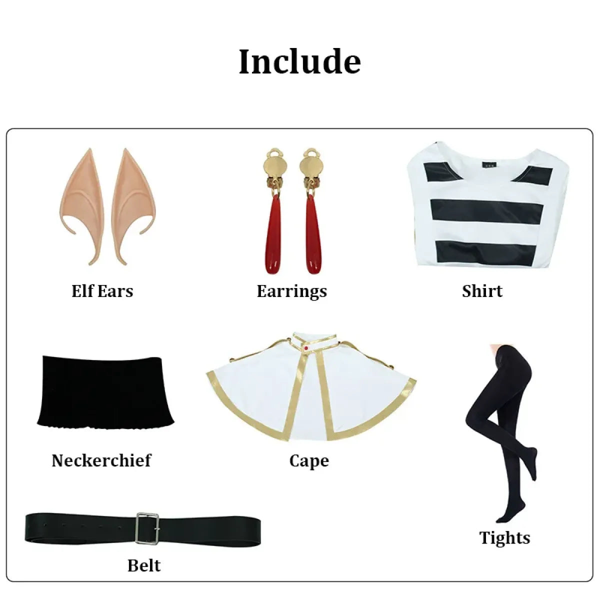 Frieren Beyond Journey’s End Cosplay Set - Dresses - 8