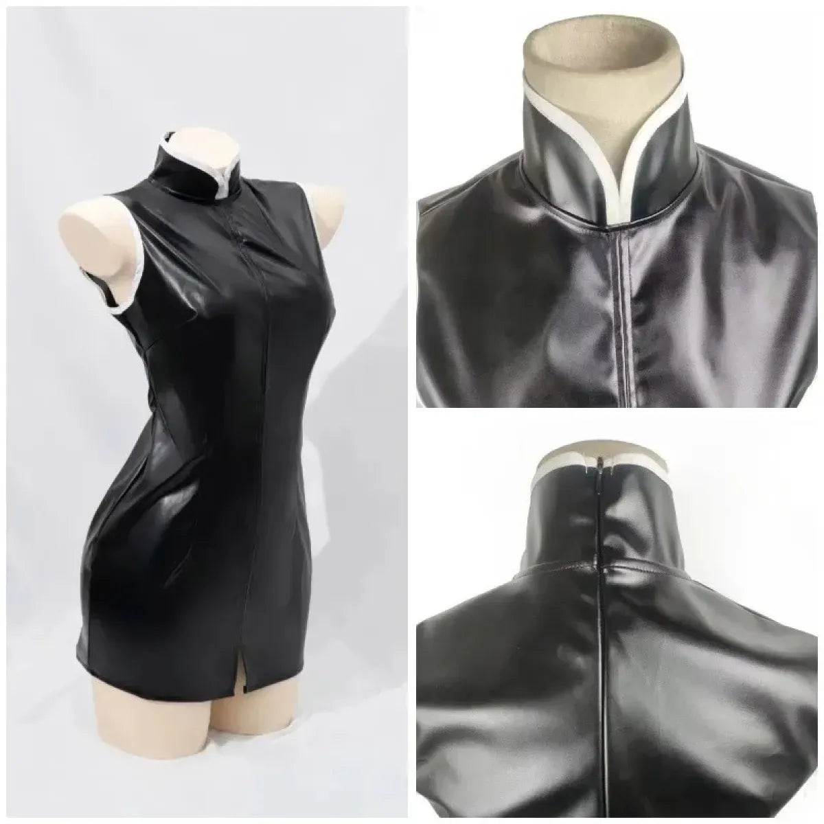 Misato Katsuragi EVA Cosplay Set – Red Jacket & Black Dress Costume - All Dresses - Sets - 10