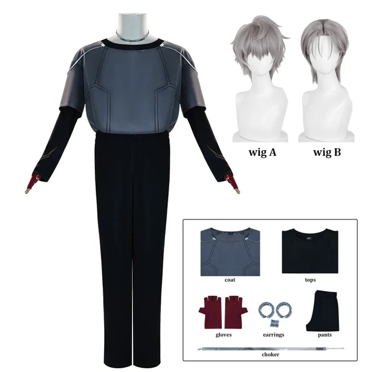 Till Alien Stage Cosplay Costume Set with Wig for – Kawaii Stop