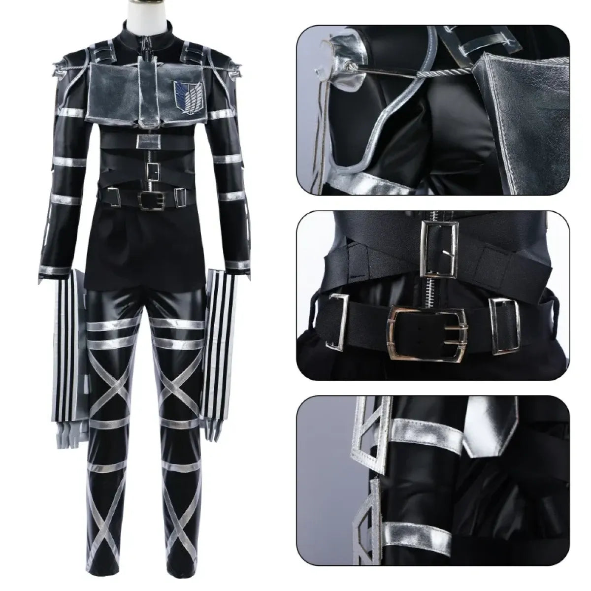 Mikasa & Levi Attack on Titan Cosplay Set - Cosplay - Cosplay Outfit - 6