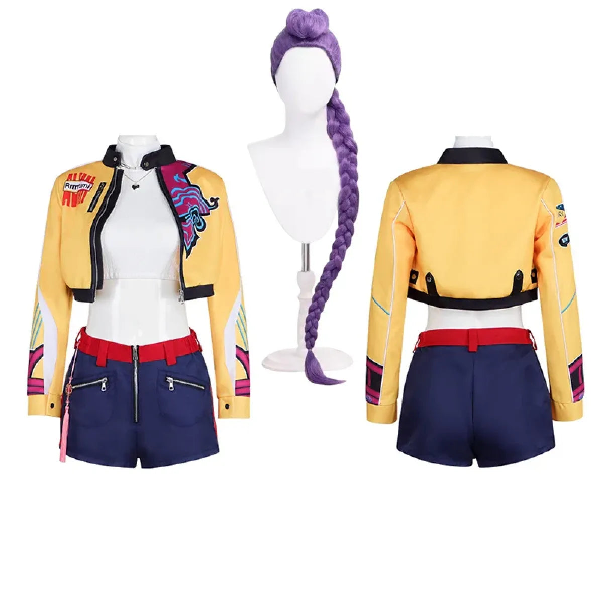 Mira Zoey Rumi K-Pop Cosplay Costume Set with Wig - Cosplay - Cosplay - 10