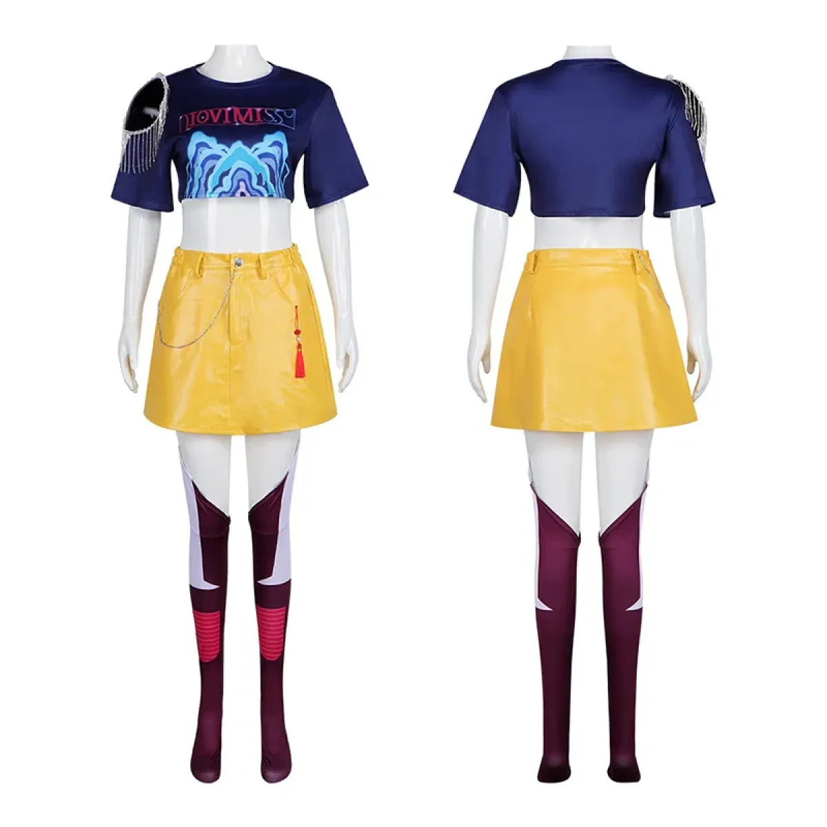 Mira Zoey Rumi K-Pop Cosplay Costume Set with Wig - Cosplay - Cosplay - 3