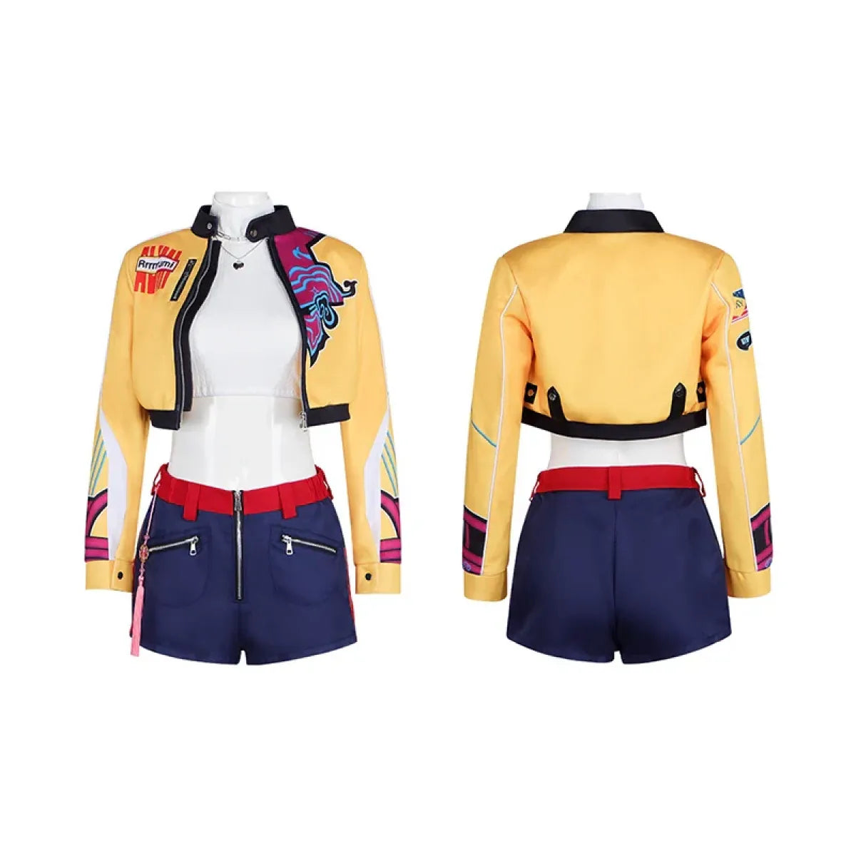 Mira Zoey Rumi K-Pop Cosplay Costume Set with Wig - Accessories - Cosplay - 8