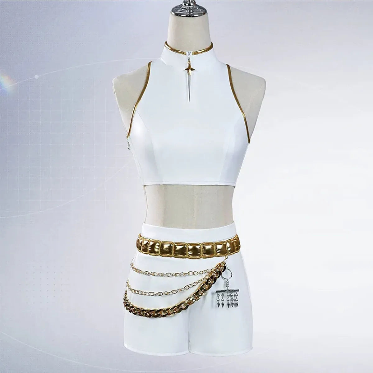 Rumi Mira Zoey White KPop Idol Cosplay Costume Set - Cosplay - Cosplay - 3