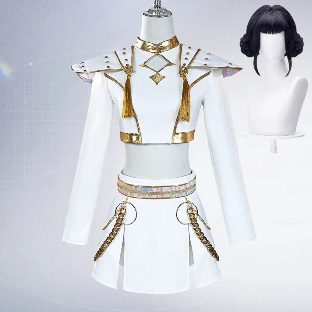 Rumi Mira Zoey White KPop Idol Cosplay Costume Set - Cosplay - Cosplay - 7