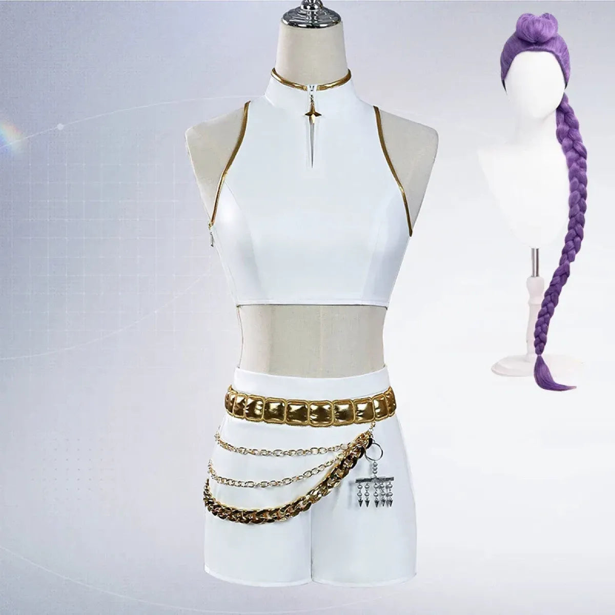 Rumi Mira Zoey White KPop Idol Cosplay Costume Set - Cosplay - Cosplay - 8