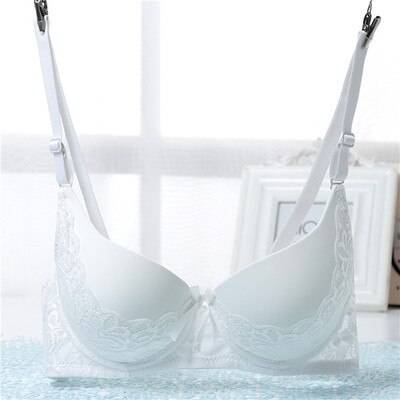 Solid Cotton Demi Bra - White / A / 36 / 80 - Women’s Clothing & Accessories - Bras - 15 - 2024